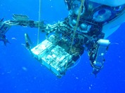 photo: submersible Alvin's front deck